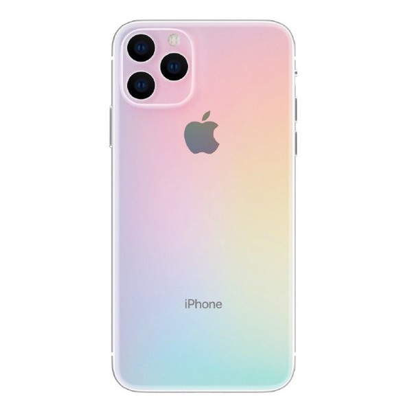 突變色的iPhone（圖源微博）